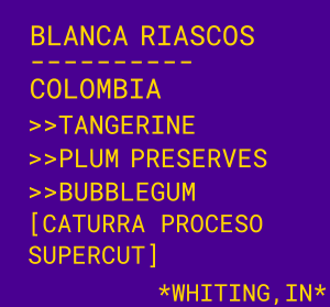 Blanca Riascos label